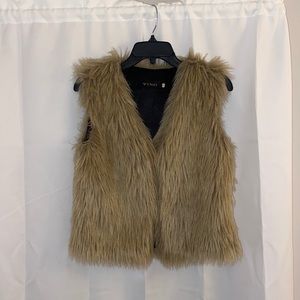 Great quality faux fur vest